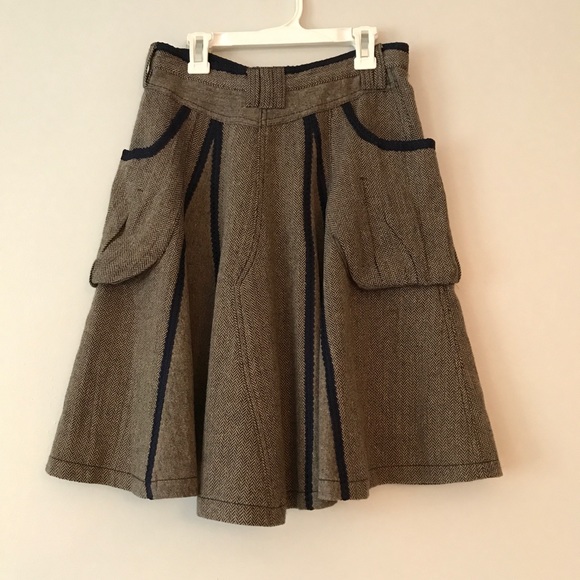 Divided Dresses & Skirts - Awesome Wool & Crochet Pocket Circle Skirt🎉HP🎉